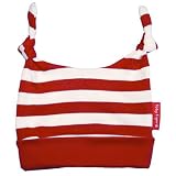 Toby Tiger Stripy Red/White Baby Hat (0-6 months)