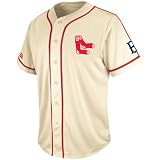 Boston Red Sox Natural Cooperstown Tradition Jersey