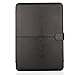 MOSISO PU Leather Case Compatible with MacBook 12 inch Case A1534 with Retina Display 2017 2016 2015 Release, Portfolio Protective Stand Cover Sleeve, Black