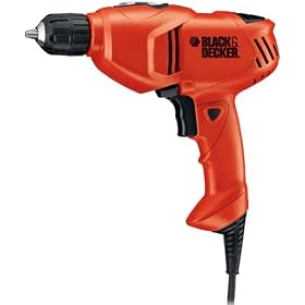 Black & Decker DR201K 5 Amp 3/8-Inch Drill with Keyless Chuck