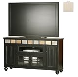 Eagle Industries 62562SDWH 62 in. Tall Entertainment Console - White