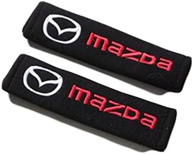 Summer6688 Car Safety Seat Belt Shoulder Comfortable Pads Covers Cushion For Mazda