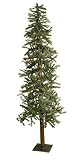 5′ Pre-Lit Frosted Alpine Artificial Christmas Tree – Clear Lights