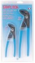 Channellock GL-10 Griplock 2 Piece 9-1/2-Inch and 6-1/2-Inch Tongue and Groove Plier Set