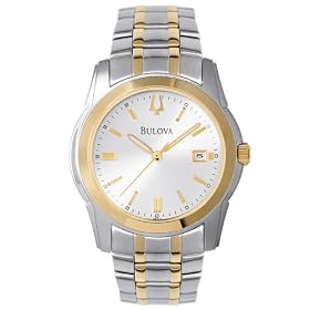 Bulova Mens Two-Tone Bracelet Watch #98H18 by Bulova