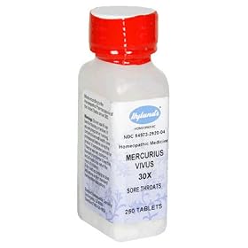 Mercurius Vivus 30X 250 Tabs - Hylands