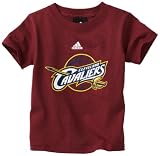 NBA Toddler Cleveland Cavaliers Short Sleeve Tee "Team Logo" - R4A3Vm-C (Garnet, 3T)