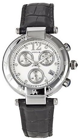 Modus LA537.1015.14Q Women's Fashion Collection Watch Chronograph w/ Leather Band