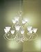 Classic Lighting 68309 IG Ivory Gold / White Glass Manilla 50" Wrought Iron Chandelier from the Mani