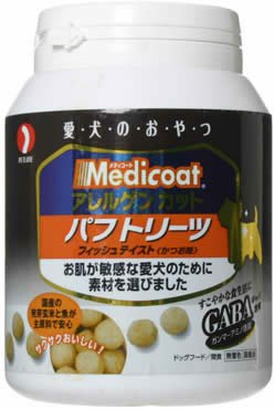 メディコート アレルゲンカット パフトリーツかつお味 80g
