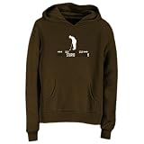 Sweatshirt Woman Brown To Golf Or Not To Golf , What A Stupid Question ! Sports