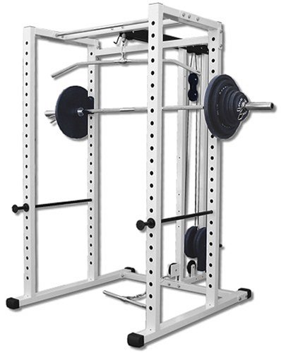 SportingGoods: Squat Rack with Lat Attachment