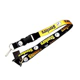 Pittsburgh Steelers Reversible Clip Lanyard Keychain Id Ticket Holder