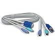 TRENDnet PS/2/VGA KVM Cable, 6ft (Male to Male) TK-C06
