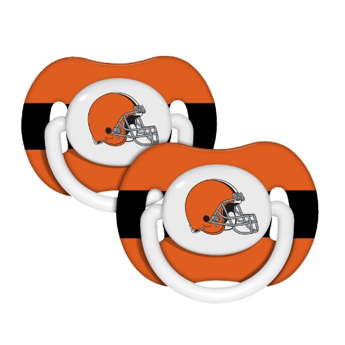 Baby Fanatic NFL Cleveland Browns Baby Fanatic 2-Pack Pacifiers