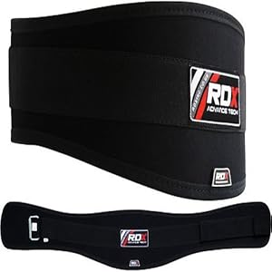 Authentic RDX Weight Lifting Belt Gym Back Support Power Training Lower Lumber Pain Wide, Small (27