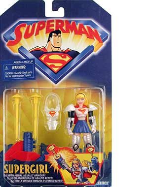  Superman The Animated series SUPERGIRL 5" Action Figure (1998 Kenner)