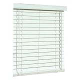 Faux Wood 2 Blinds - White (29x64)