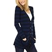 Mossimo&reg; Black: Ultrasoft Boyfriend Cardigan - Navy Stripe