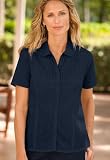 Embroidered And Pin Tucked Blouse