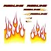 REDLINE® Flame Decal Set 1 Set Flame On!