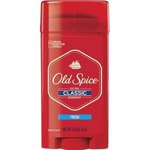 Old Spice Classic Stick Fresh Scent Men's Deodorant 3.25 Oz (Pack of 6)