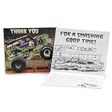 Party Supplies - Monster Jam Thank-You Notes (8)