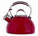 Meyer Prestige Enamel Stove Top Kettle, Red, 1.9 Litre