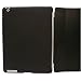 iGadgitz Black Rubberised Hard Plastic ‘Cover Mate’ Case for Apple iPad 2 + Screen Protector. Custom made for use with Apple Smart Cover Attached.