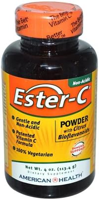 New - American Health Ester-C Powder with Citrus Bioflavonoids - 4 oz