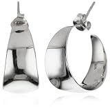 LK Atelier Concave Sterling Silver Hoop Earrings