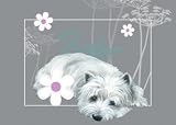 Daisy Daisy West Highland White Terrier Standard Laminate Placemat