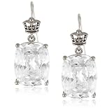 Juicy Couture Clear Couture Cut Drop Earrings