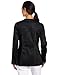 Dickies Scrubs Women's Gen Flex Junior Fit Contrast Warm Up, Black, Large