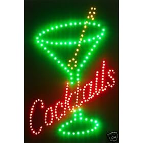 Cocktail LED Wall Sign