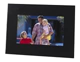 Braun DigiFrame 1180 Digitaler Bilderrahmen (27,9 cm (11 Zoll) Display, widescreen, Video-, MP3-Wiedergabe, 512MB interner Speicher) schwarzes Acrylglasdesign