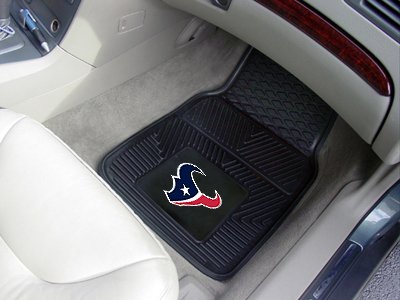 Houston Texans Heavy Duty 2-Piece Vinyl Car Mat Set