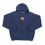 Antigua University of Michigan Goalie Long Sleeve Hooded Sweatshirt