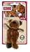 KONG Dog Catnip Toy, Cat Toy, Tan