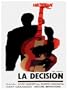 18"x24" Movie POSTER.LA DECISION.Jazz Player with Bass.Modern Decor with Unusual images. Great Room Decoration.