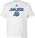 Utah Jazz White adidas True T-Shirt