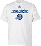 Utah Jazz White adidas True T-Shirt