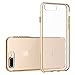 JETech Case for iPhone 8 Plus and iPhone 7 Plus 5.5-Inch, Non-Yellowing Shockproof Phone Bumper Cover, Anti-Scratch Clear Back (Gold)