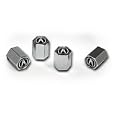 Acura-Black Valve Cap Set