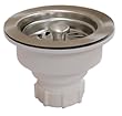 Plumbest B02-401 Decorative Basket Strainer, Brushed Stainless