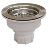 Plumbest B02-401 Decorative Basket Strainer, Brushed Stainless