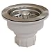 Plumbest B02-401 Decorative Basket Strainer, Brushed Stainless