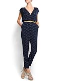 Mango Womens Print Flower Jumpsuit