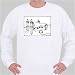 Sweatshirt with "black and white", structure, building, Illinois, Chicago, architecture, home, towers, house Small White