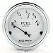 Auto Meter | 1607 2 1/16 Old Tyme White - Fuel Level Gauge - 0 Ohm Empty / 30 Ohm Full